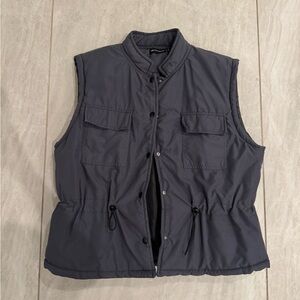 PLT Gray Sleeveless Jacket